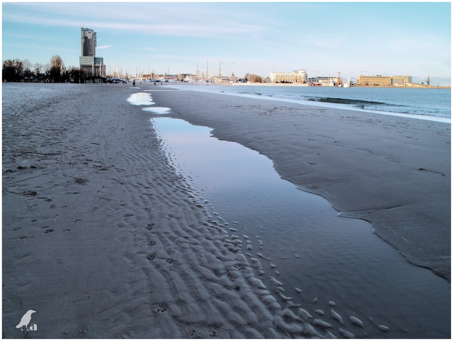 The Gdynia beach
