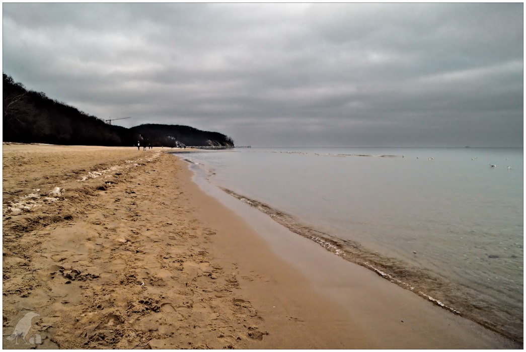 The quiet, cloudy afternoon